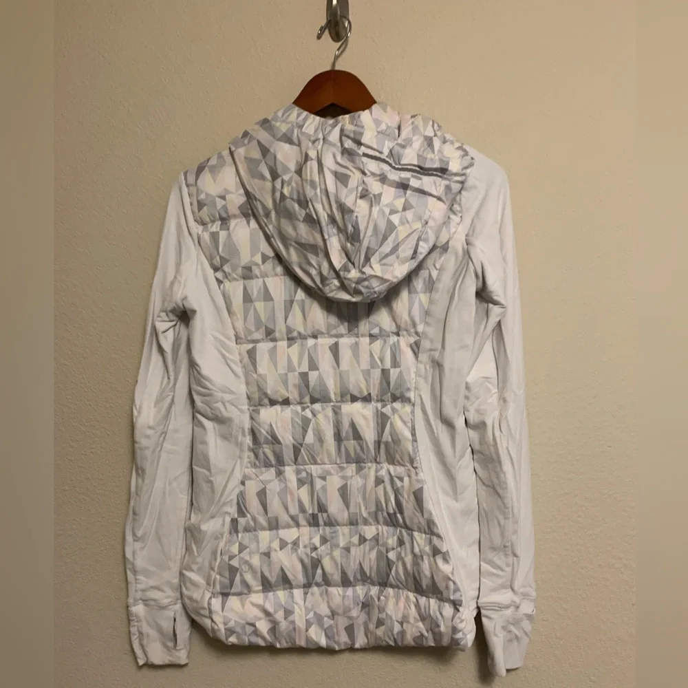 Lululemon Fluff Off Pullover Stained Glass Love White Neutral Blush - Picture 9 of 10